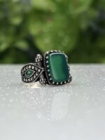 GREEN FOREST 925 SILVER RING #227 - Image 4