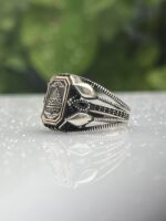 ARABIC FONT 925 SILVER RING #220 - Image 2