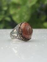 SCRIPTED CREST 925 SILVER RING #212 - Image 5