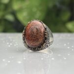 SCRIPTED CREST 925 SILVER RING #212
