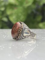 SCRIPTED CREST 925 SILVER RING #212 - Image 3