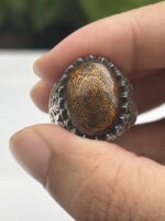 SCRIPTED CREST 925 SILVER RING #211 - Image 5