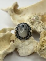 Yemini Aqeeq Stone 925 silver ring #234 - Image 4