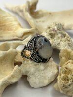 Yemini Aqeeq Stone 925 silver ring #234 - Image 2